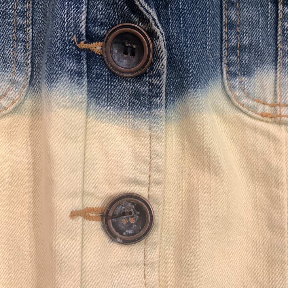 Denim Bleached Jacket Distressed - image 5